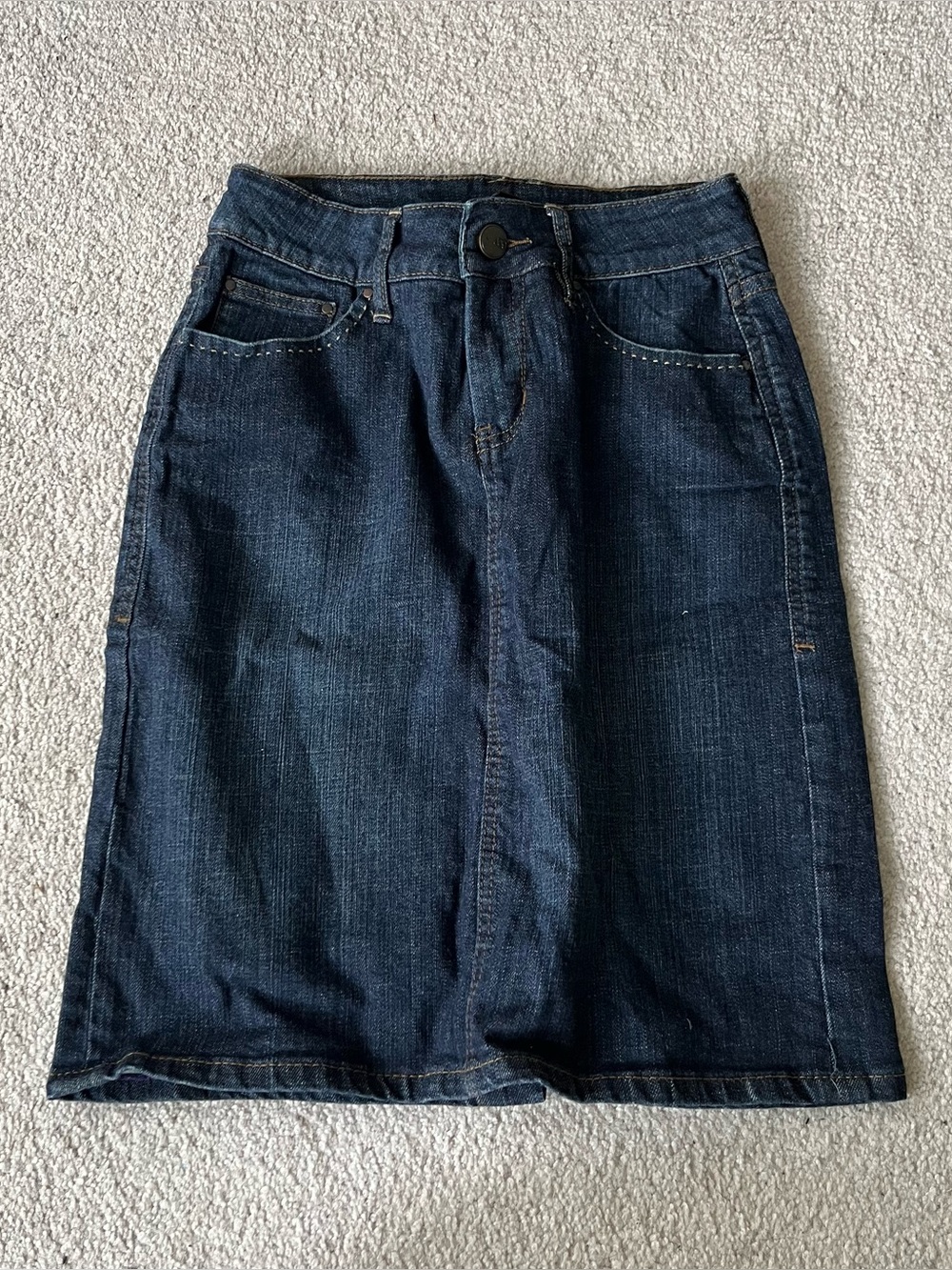 Women’s Jag Denim Blue Midi Skirt